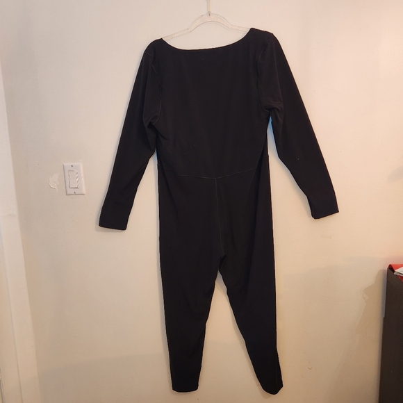 Aerie Offline Black Real Me Xtra Long Sleeve Jumpsuit Size XXL - Picture 5 of 14